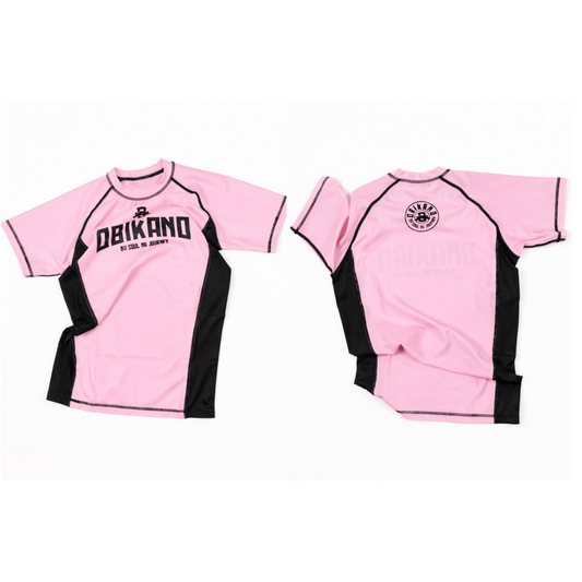 KIDS OBIKANO PINK RASH GUARD