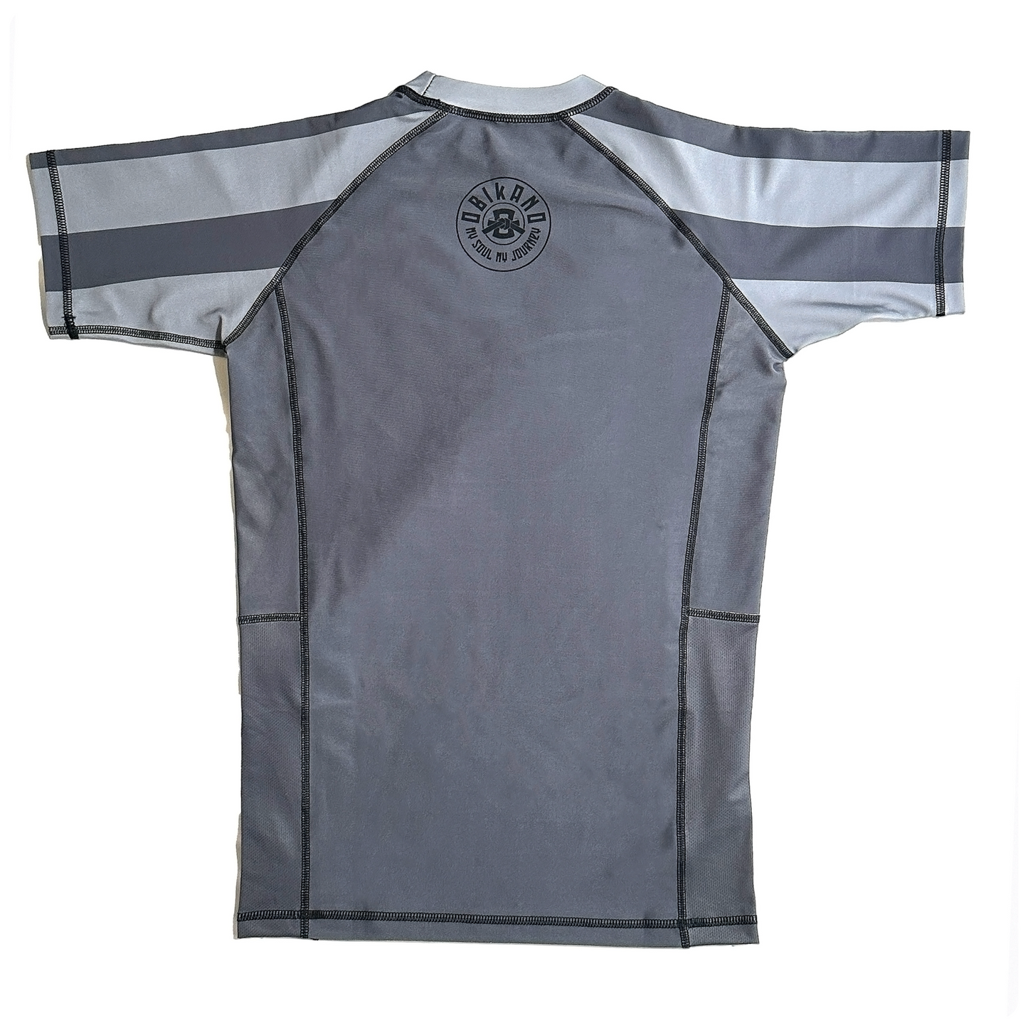 KIDS STEALTH GREY STRIPE RASHGUARD