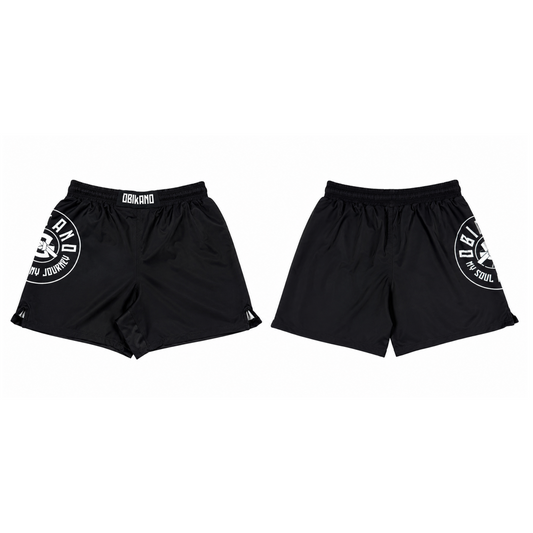 OBIKANO BLACK GRAPPLING SHORTS